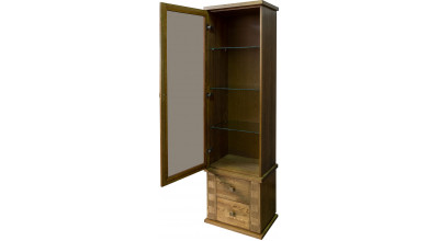 Шкаф с витриной «Тунис» П6.343.0.21-01 (П343.21Ш)