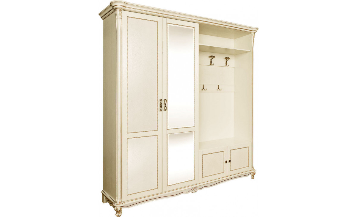 Шкаф комбинированный 4д «Алези» П1.350.3.12/П1.350.3.12-01 (П540.02з/П540.02з-01)