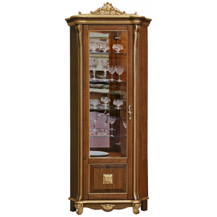Шкаф с витриной «Алези Люкс» П1.349.0.13-01 (П350.13-01л)