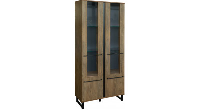 Шкаф с витриной 2д «Форте Лофт» П3.0583.0.08