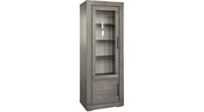 Шкаф с витриной «Байс» БМ2.791.0.05-01(2619-01Бр) - sale
